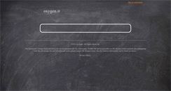Desktop Screenshot of oxygen.it