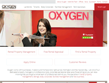 Tablet Screenshot of oxygen.co.nz